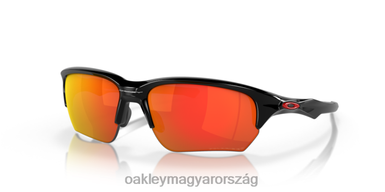 Oakley flak béta 6PVBJ310 szemüveg rubin iridium polarizált lencsék, polírozott fekete keret