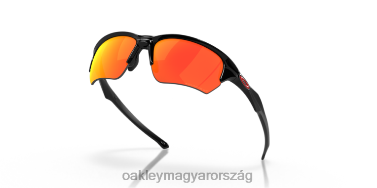 Oakley flak béta 6PVBJ310 szemüveg rubin iridium polarizált lencsék, polírozott fekete keret
