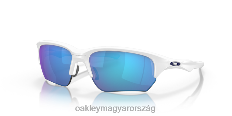Oakley flak béta 6PVBJ311 szemüveg zafír iridium lencsék, matt fehér kerettel