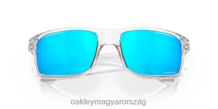 Oakley gibston 6PVBJ384 szemüveg prizm zafír lencsék, polírozott átlátszó keret
