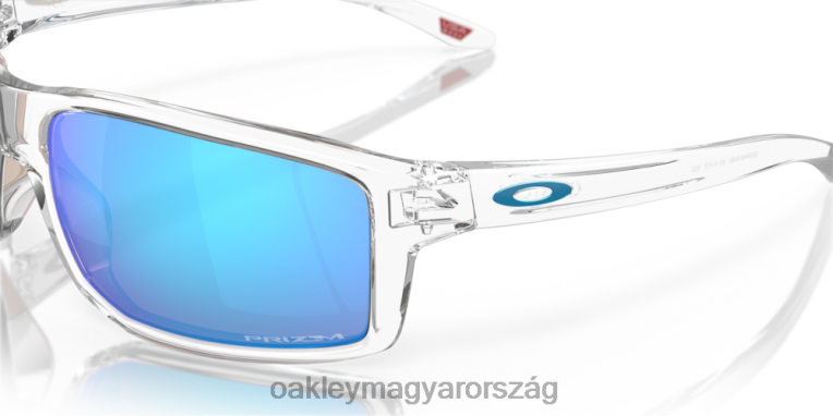 Oakley gibston 6PVBJ384 szemüveg prizm zafír lencsék, polírozott átlátszó keret