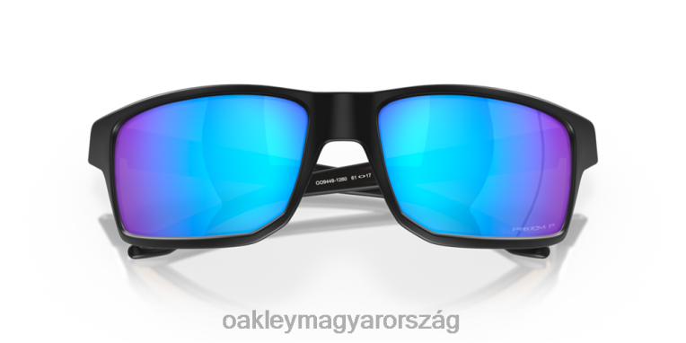 Oakley gibston 6PVBJ387 szemüveg prizm zafír polarizált lencsék, matt fekete kerettel