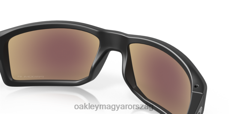Oakley gibston 6PVBJ387 szemüveg prizm zafír polarizált lencsék, matt fekete kerettel