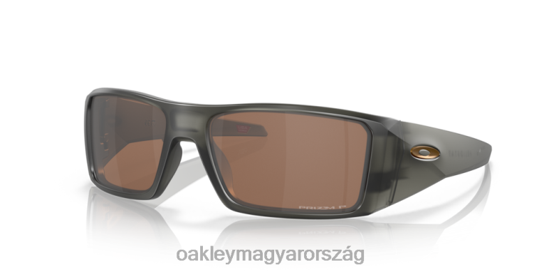 Oakley heliosztát 6PVBJ757 szemüveg prizm wolfram polarizált lencsék, matt szürke füstkerettel