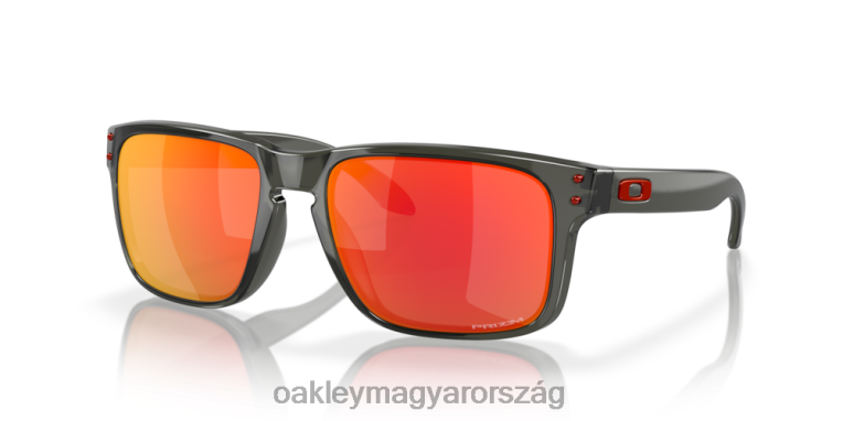 Oakley holbrook (alacsony hídra illeszkedő) 6PVBJ789 szemüveg prizm rubin lencsék, szürke füstkeret