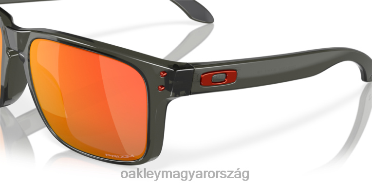 Oakley holbrook (alacsony hídra illeszkedő) 6PVBJ789 szemüveg prizm rubin lencsék, szürke füstkeret