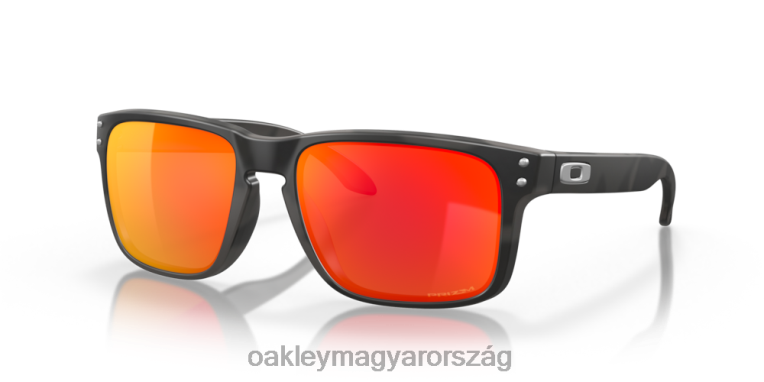 Oakley holbrook black camo kollekció 6PVBJ58 szemüveg prizm rubin lencsék, fekete terepszínű keret