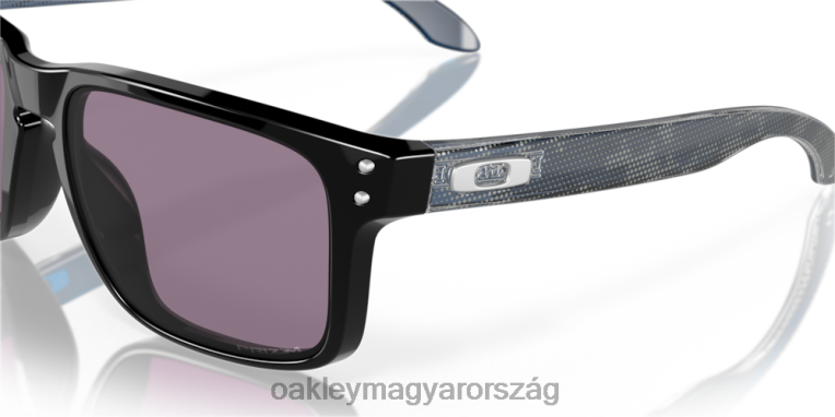 Oakley holbrook (low bridge fit) nagy felbontású gyűjtemény 6PVBJ803 szemüveg prizm szürke lencsék, polírozott fekete keret