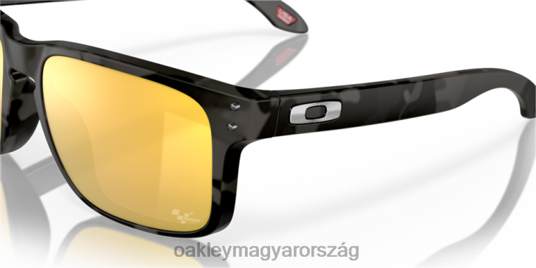 Oakley holbrook motogp kollekció 6PVBJ635 szemüveg prizm 24k polarizált lencsék, matt fekete teknős váz