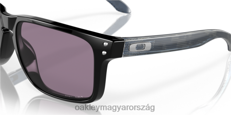 Oakley holbrook xl nagy felbontású gyűjtemény 6PVBJ935 szemüveg prizm szürke lencsék, polírozott fekete keret