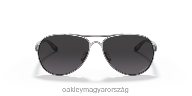 Oakley holtverseny 6PVBJ510 szemüveg prizm szürke gradiens lencsék, polírozott króm keret