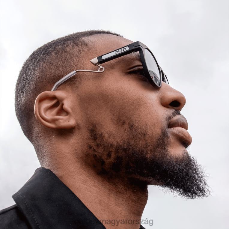 Oakley hstn fém 6PVBJ879 szemüveg prizm fekete lencsék, matt fekete keret