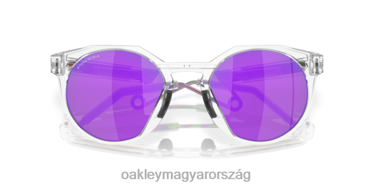 Oakley hstn fém 6PVBJ880 szemüveg prizm lila lencsék, matt átlátszó keret