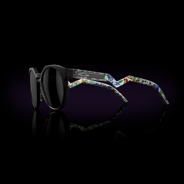 Oakley hstn (low bridge fit) verve gyűjtemény 6PVBJ1014 szemüveg prizm fekete polarizált lencsék, matt szürke füstkerettel