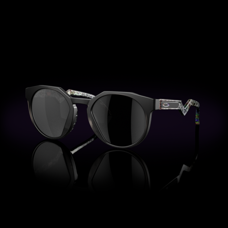 Oakley hstn verve gyűjtemény 6PVBJ1015 szemüveg prizm fekete polarizált lencsék, matt szürke füstkerettel