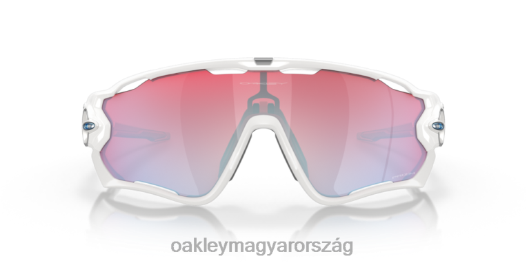 Oakley jawbreaker prizm hó kollekció 6PVBJ881 szemüveg prizm hózafír lencsék, polírozott fehér kerettel