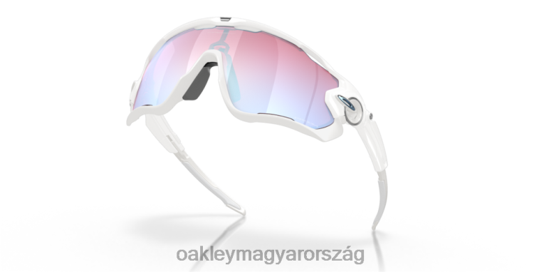 Oakley jawbreaker prizm hó kollekció 6PVBJ881 szemüveg prizm hózafír lencsék, polírozott fehér kerettel