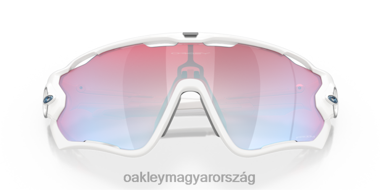 Oakley jawbreaker prizm hó kollekció 6PVBJ881 szemüveg prizm hózafír lencsék, polírozott fehér kerettel