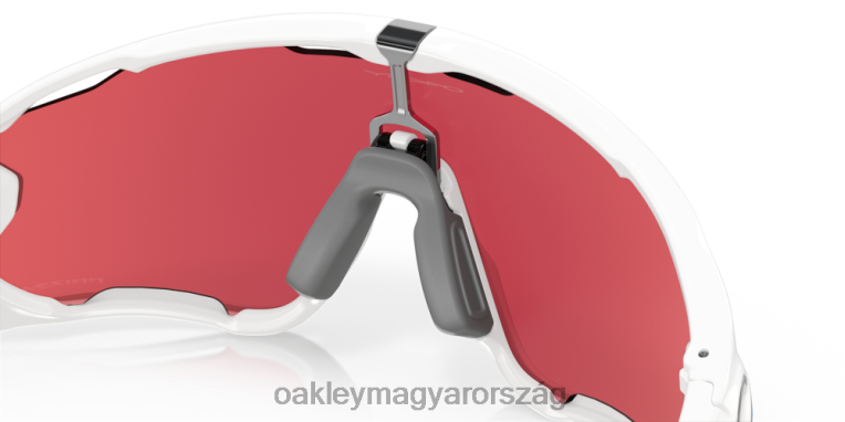 Oakley jawbreaker prizm hó kollekció 6PVBJ881 szemüveg prizm hózafír lencsék, polírozott fehér kerettel