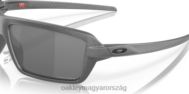 Oakley kábelek 6PVBJ667 szemüveg prizm fekete lencsék, acél váz