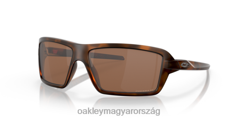 Oakley kábelek 6PVBJ671 szemüveg prizm wolfram polarizált lencsék, barna teknős váz