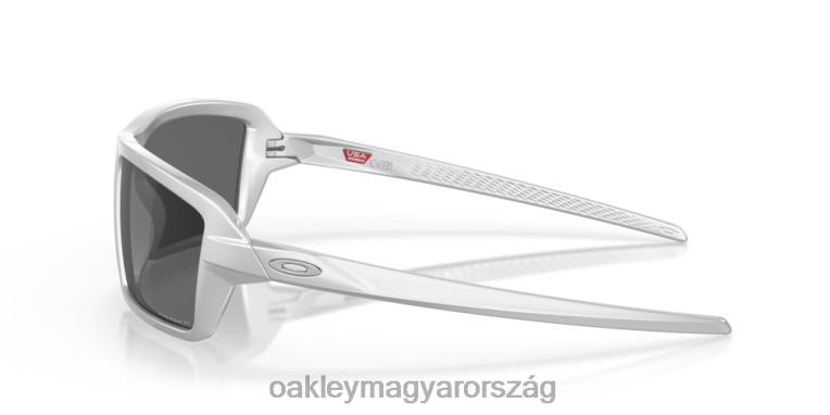 Oakley kábelek x-ezüst kollekció 6PVBJ676 szemüveg prizm fekete polarizált lencsék, x-ezüst kerettel