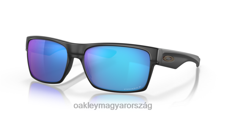 Oakley két arc 6PVBJ691 szemüveg prizm zafír polarizált lencsék, matt fekete kerettel