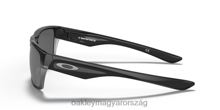 Oakley kétarcú (alacsony híd illeszkedés) 6PVBJ846 szemüveg fekete irídium polarizált lencsék, polírozott fekete keret