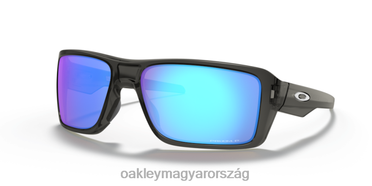 Oakley kettős él 6PVBJ503 szemüveg prizm zafír polarizált lencsék, szürke füstkerettel