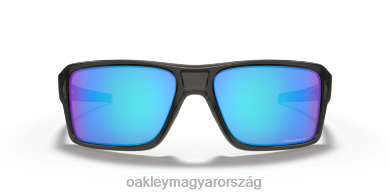 Oakley kettős él 6PVBJ503 szemüveg prizm zafír polarizált lencsék, szürke füstkerettel