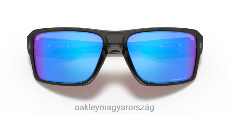 Oakley kettős él 6PVBJ503 szemüveg prizm zafír polarizált lencsék, szürke füstkerettel