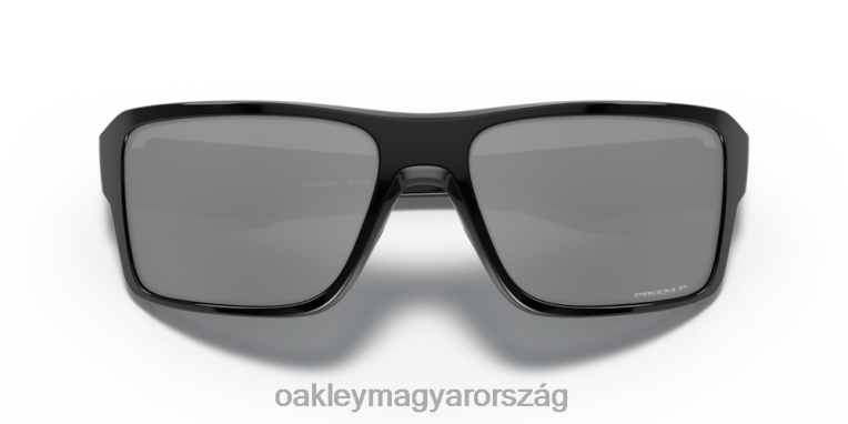 Oakley kettős él 6PVBJ504 szemüveg prizm fekete polarizált lencsék, polírozott fekete keret