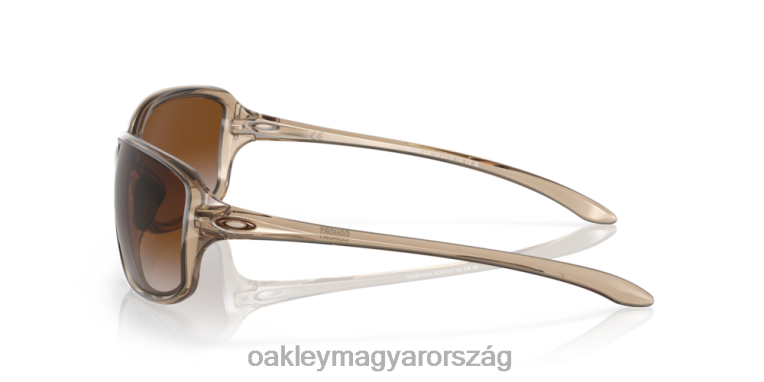 Oakley kohorsz 6PVBJ455 szemüveg sötétbarna gradiens lencsék, szépia kerettel