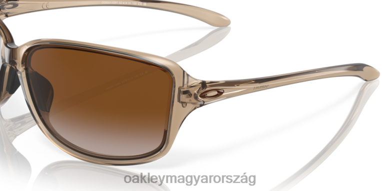 Oakley kohorsz 6PVBJ455 szemüveg sötétbarna gradiens lencsék, szépia kerettel