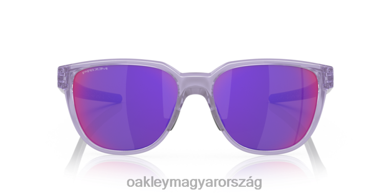 Oakley működtető (alacsony híd illeszkedés) 6PVBJ843 szemüveg prizm road lencsék, átlátszó lila kerettel