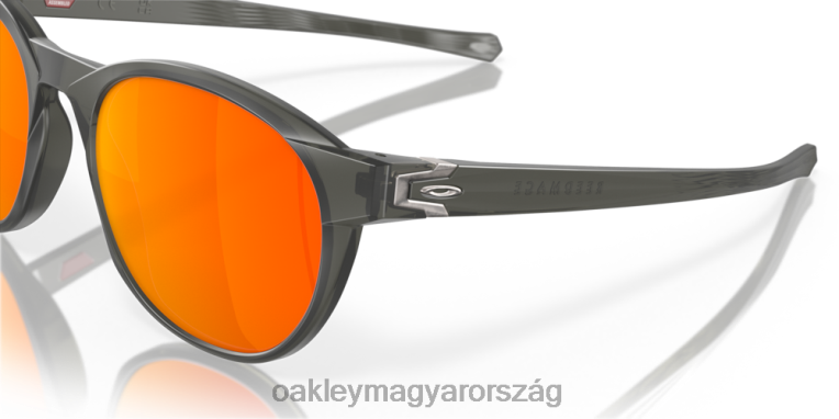 Oakley nádszálak 6PVBJ201 szemüveg prizm rubin polarizált lencsék, matt szürke füstkerettel