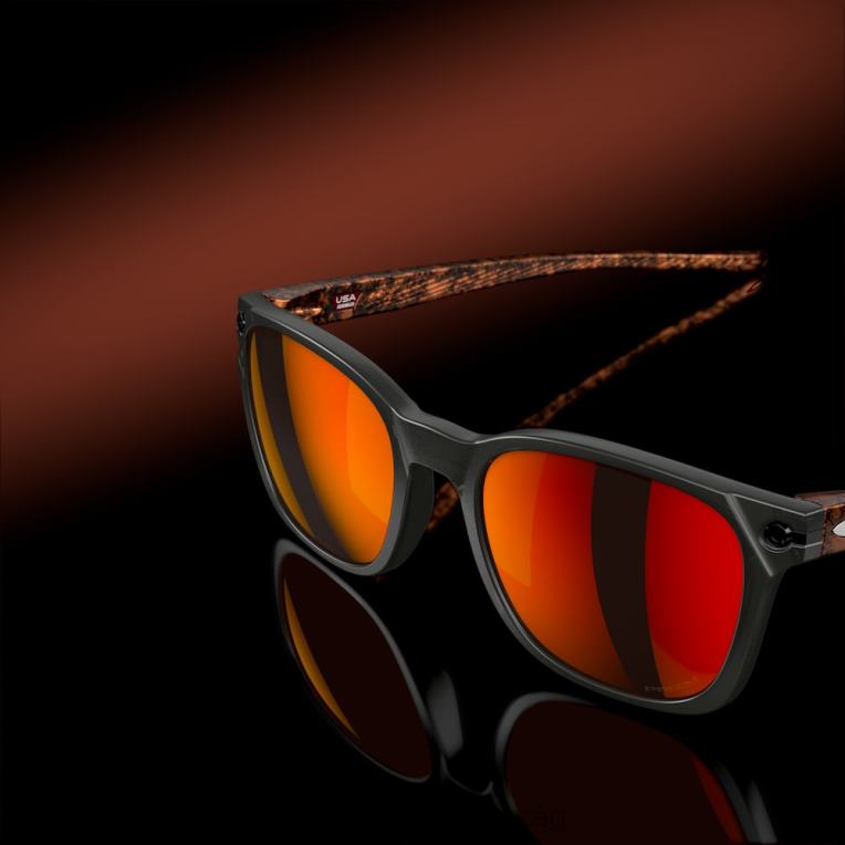 Oakley ojector verve gyűjtemény 6PVBJ582 szemüveg prizm rubin lencsék, matt szürke füstkerettel