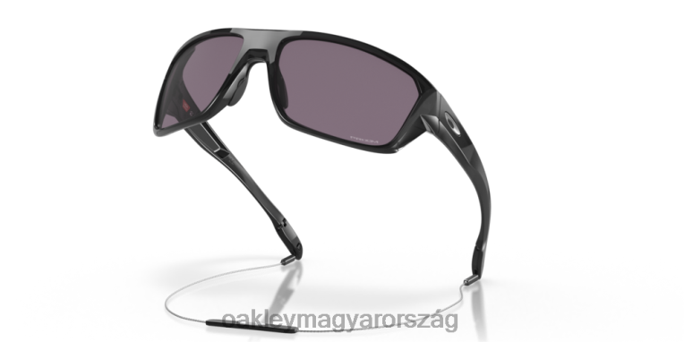 Oakley osztott lövés 6PVBJ305 szemüveg prizm szürke lencsék, fekete tinta kerettel