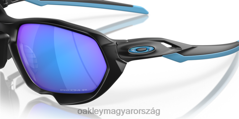 Oakley plazma 6PVBJ264 szemüveg prizm zafír polarizált lencsék, matt fekete kerettel