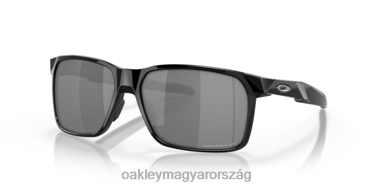 Oakley portál x 6PVBJ339 szemüveg prizm fekete polarizált lencsék, polírozott fekete keret