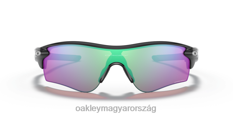 Oakley radarzár út (alacsony híd illeszkedés) 6PVBJ700 szemüveg prizm golflencsék, polírozott fekete keret