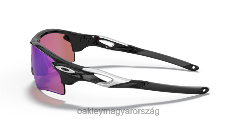 Oakley radarzár út (alacsony híd illeszkedés) 6PVBJ700 szemüveg prizm golflencsék, polírozott fekete keret