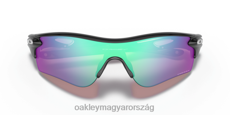 Oakley radarzár út (alacsony híd illeszkedés) 6PVBJ700 szemüveg prizm golflencsék, polírozott fekete keret