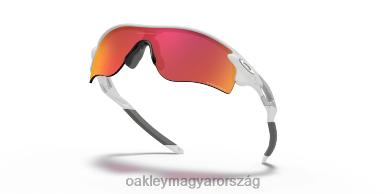 Oakley radarzár út (alacsony híd illeszkedés) 6PVBJ701 szemüveg prizm field lencsék, polírozott fehér kerettel