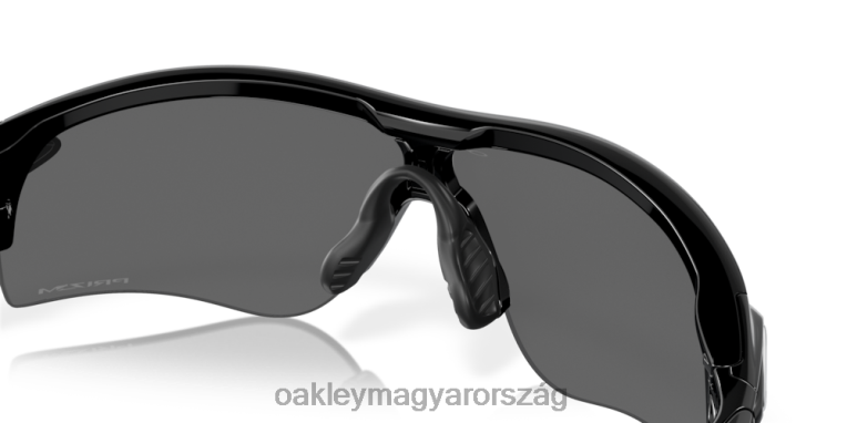 Oakley radarzár út (alacsony híd illeszkedés) 6PVBJ705 szemüveg prizm fekete lencsék, polírozott fekete keret