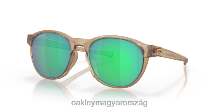 Oakley reedmace (alacsony hídra illeszkedő) 6PVBJ660 szemüveg prizm jade lencsék, matt szépia keret