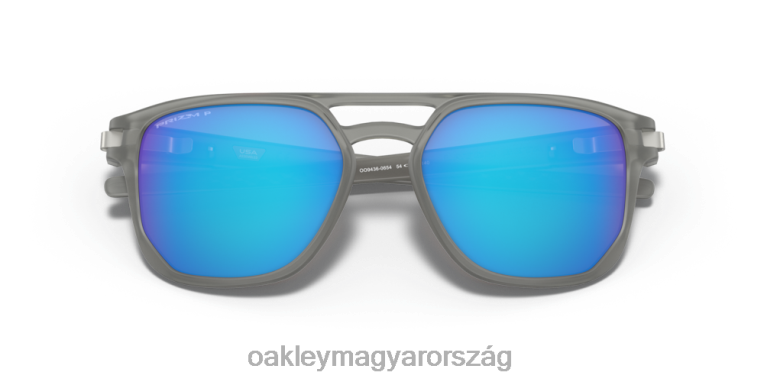Oakley retesz béta 6PVBJ948 szemüveg prizm zafír polarizált lencsék, matt szürke tintakerettel