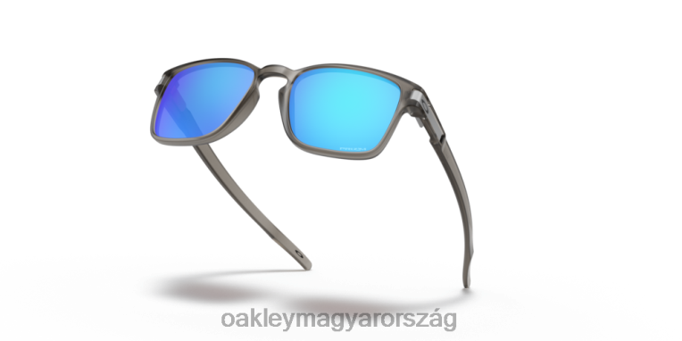 Oakley retesz négyzet (alacsony híd illeszkedés) 6PVBJ918 szemüveg prizm zafír lencsék, matt szürke tintakeret