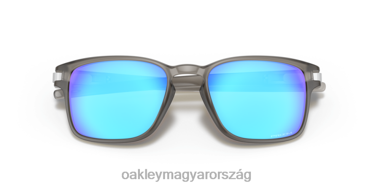 Oakley retesz négyzet (alacsony híd illeszkedés) 6PVBJ918 szemüveg prizm zafír lencsék, matt szürke tintakeret