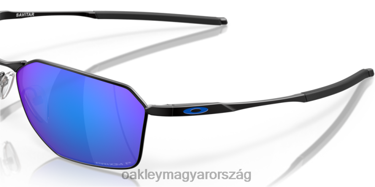 Oakley savitar 6PVBJ542 szemüveg prizm zafír polarizált lencsék, szatén fekete kerettel